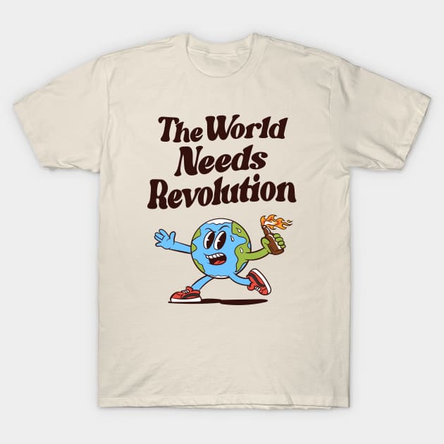 The World Needs Revolution T-Shirt by Talehoow